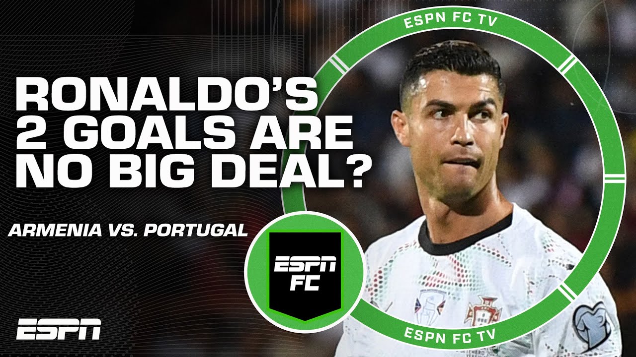 'NOT A BIG DEAL' 🗣️ Craig Burley NOT impressed by Cristiano Ronaldo's 2 goals vs. Armenia | ESPN FC