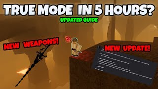 How To Obtain True Mode In 5 Hours + New Weapon Hellspiercer Obtainment BEST METHOD | Type Soul