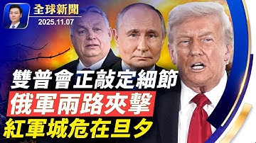 川普會歐爾班送來俄烏停火希望！政府停擺糧食券受阻，國內航班減10%！3中共研究員向美走私危險生物材料！紅軍城激戰正酣，俄兩路大軍集結！中共侵犯人權，政要籲美政府追責【全球新聞】2025-11-07