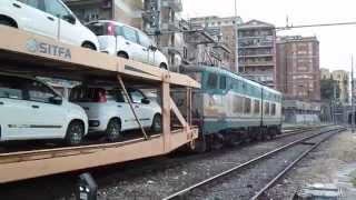 E655.402 sul MRI 48626 Acerra - Domo II, in partenza da Roma Tuscolana