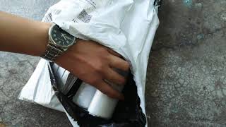 Unboxing Courier Plastic Bag