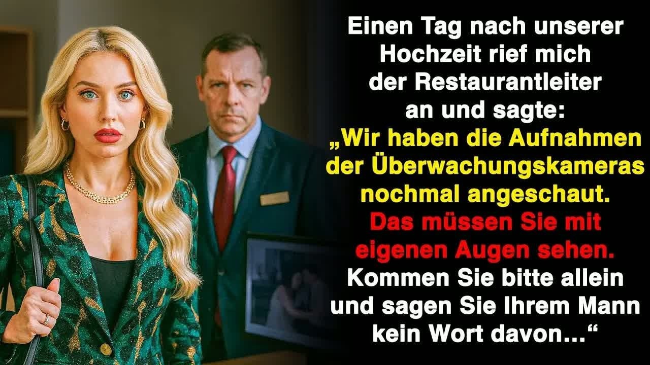 Am Tag nach unserer Hochzeit rief mich der Geschäftsführer des Restaurants an: „Kommen Sie allein. Sagen Sie Ihrem Mann nichts.“ Ich stand in der Küche, Daniel war im Bad. Ich ahnte nicht, dass...