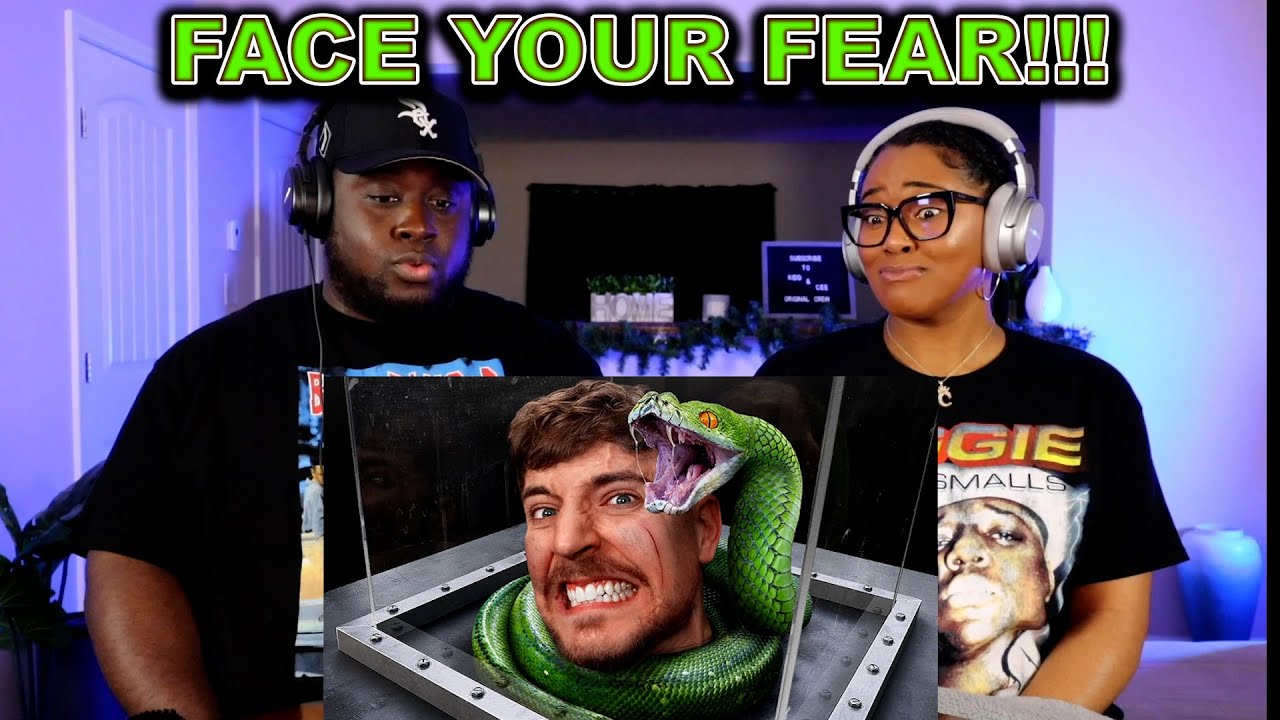 Kidd and Cee Reacts To Face Your Biggest Fear To Win $800,000 (Mr Beast)