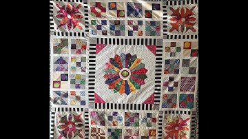 GROWING MY MEDALLION QUILT!  Jean