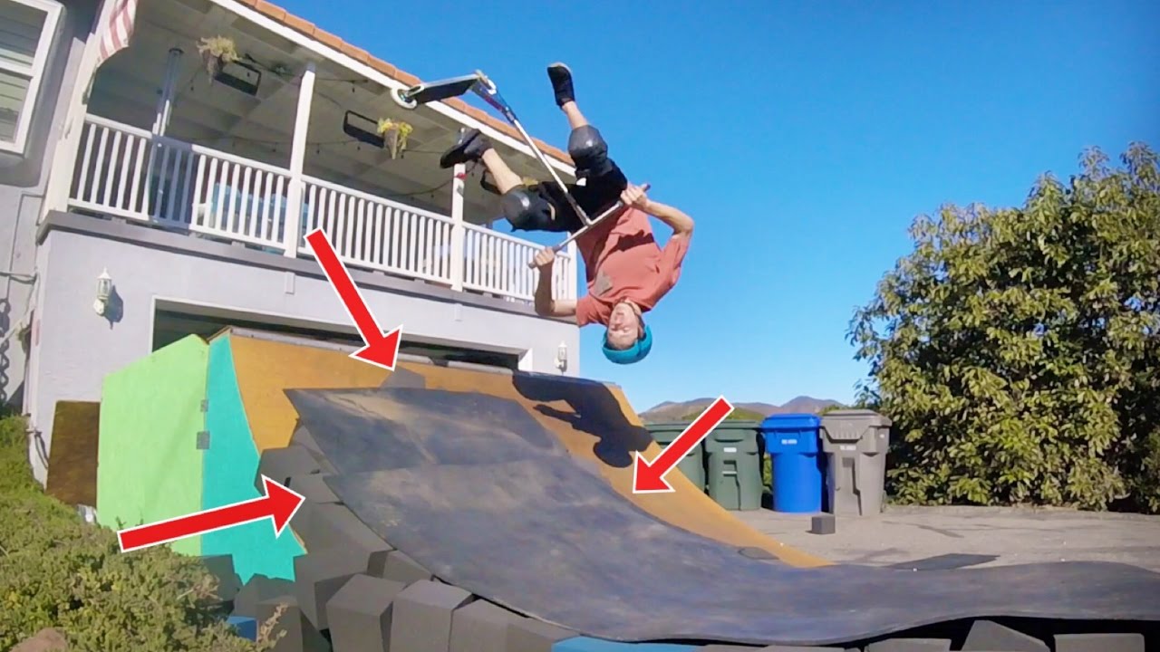 INSANE HOME MADE RESI RAMP!!! - YouTube