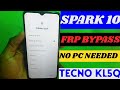 All Tecno Spark 10 Series FRP Bypass — Google Account Unlock Without PC 2025 Update