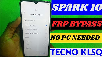 All Tecno Spark 10 Series FRP Bypass — Google Account Unlock Without PC 2025 Update