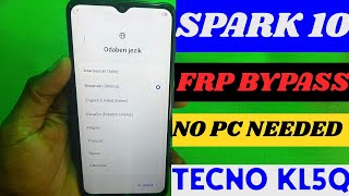 All Tecno Spark 10 Series FRP Bypass — Google Account Unlock Without PC 2025 Update
