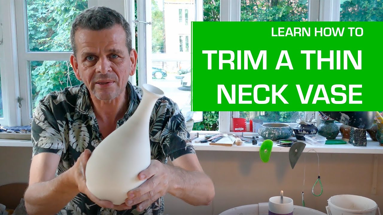 13.  Trimming a Thin Neck Vase
