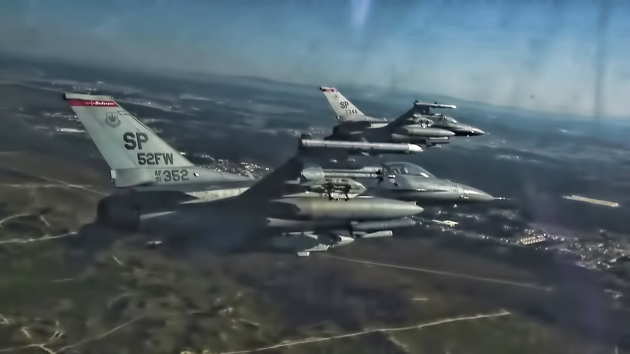 USAF F-16 Cockpit Video • Flying With Portuguese Air Force