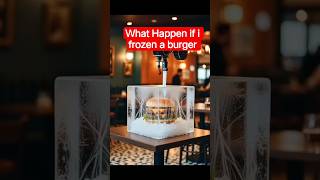 ⭕smash ice cube to reveal Burger#OddlySatisfying#TechReveal #Unboxing#Viral shorts #shorts