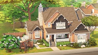 Craftsman Family Home for 5 Sims 🤍 | The Sims 4 Speed Build #ad