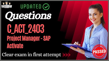 SAP C_ACT_2403 Certification Questions and Study Material [Latest]