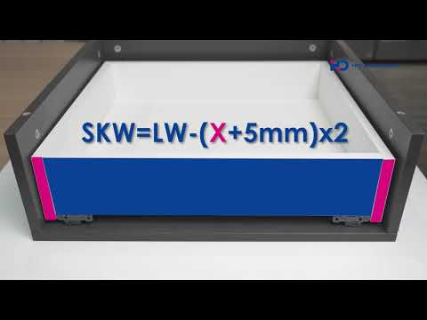 HD C Series Drawer Undermount Slide Installation Instruction 