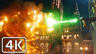 Spider-Man: Far From Home - Mysterio vs Fire Elemental Fight [4K]