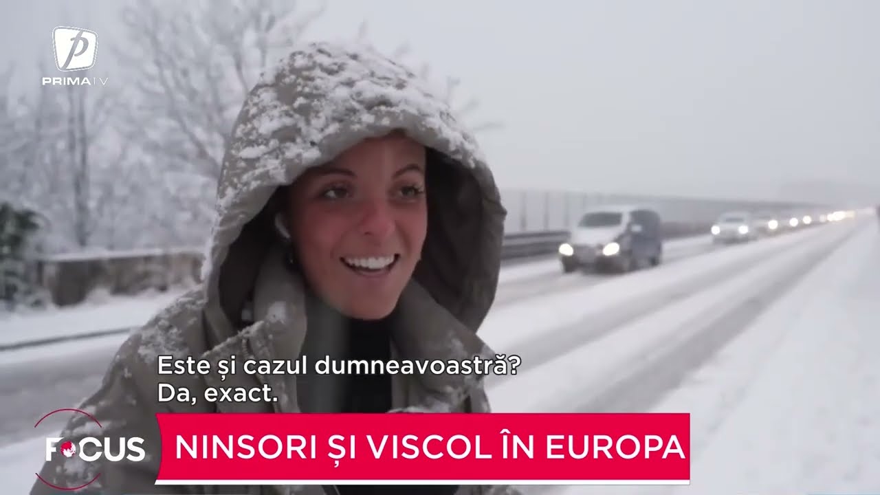 Europa sub zăpadă. Oraşe îngropate şi transport paralizat. Franţa, Italia şi Germania, afectate