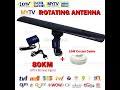 Rotatable rotating outdoor ajustable digital antenna tv uhftv watch myfreeview antena dvbt2 mytv