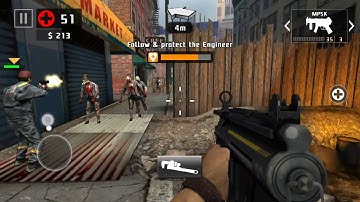 Dead Trigger 2 Game play Mission 4 - Find the lost engineer