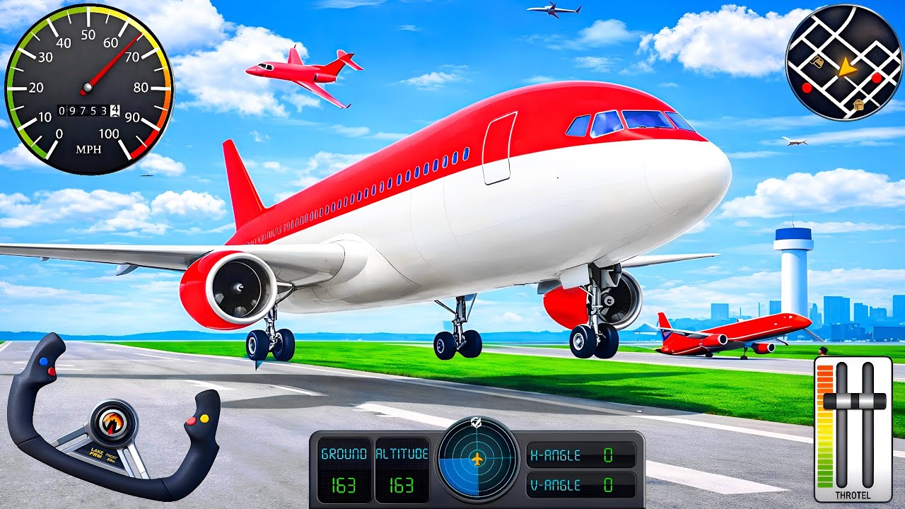 Flight Airplane City Pilot Simulator - Boeing Emergency Landing Disaster 🚨🔥 (Android Gameplay)