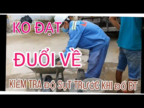 Video Kiểm Tra Độ Sụt bê tông- Kiểm soát Chất Lượng (Xây nhà... - youtube