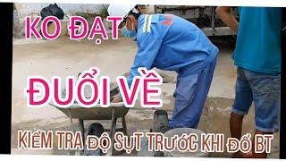 Kiểm Tra Độ Sụt bê tông- Kiểm soát Chất Lượng (Xây nhà trọn gói VinHouses)