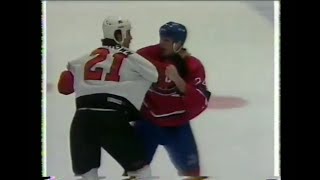 Canadiens - Flyers rough stuff 2/21/94