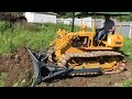 Komatsu D20P тест бульдозера