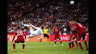 Gareth Bale Liverpola Attığı Rövaşata Ü Tribünden Çekim