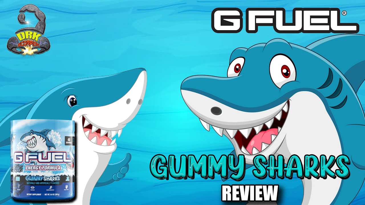 GFuel Gummy Sharks Review YouTube