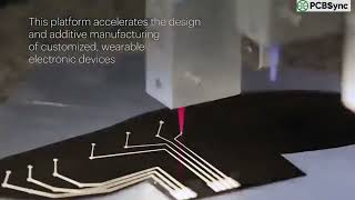 Creating flexible wearable sensors by printing stretchable conductive inks and placing components