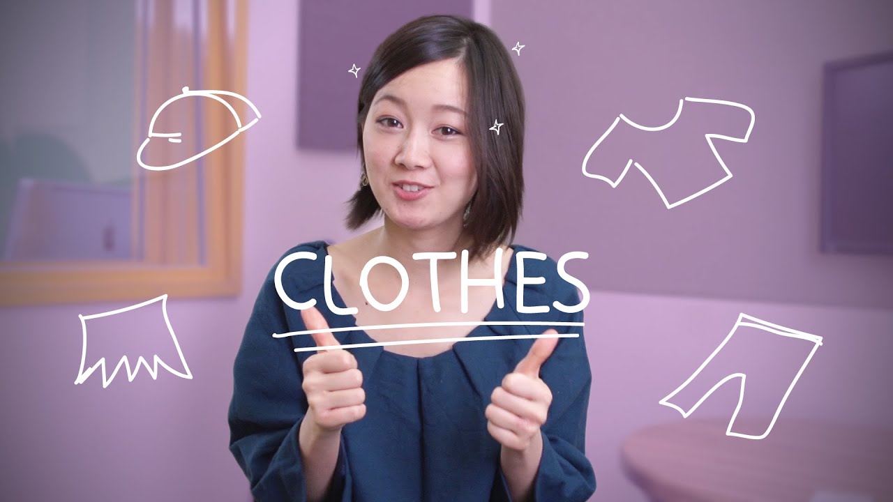 Weekly Japanese Words with Risa - Clothes - YouTube