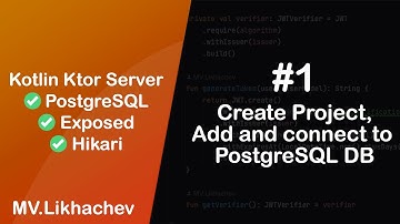Пишем Backend на Kotlin и Ktor: Создание проекта, подключение GIT, зависимостей и создание таблиц БД