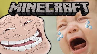 Minecraft: Trolling a Baby! (Banned from Server)