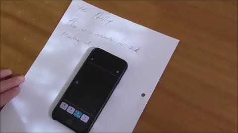 Video demonstration of using Seeing Ai iOS Apple app and Google Maps for Android