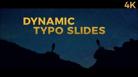 After Effects Template: Dynamic Typo Slides