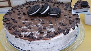 تشيز كيك الأوريو OREO بالكريمة اللذيذة بدون بيض بدون فرن كتحضر في دقائق و المذاق يا سلام