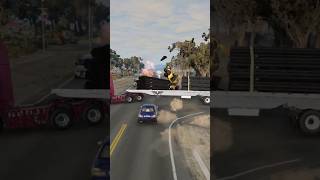 Realistic Car Crash 444 BeamNG drive