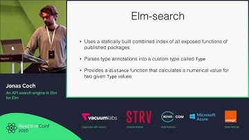 ReactiveConf 2016 LT - Jonas Coch: An API search engine in Elm for Elm