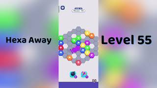🧠 Hexa Away Level 55 Walkthrough