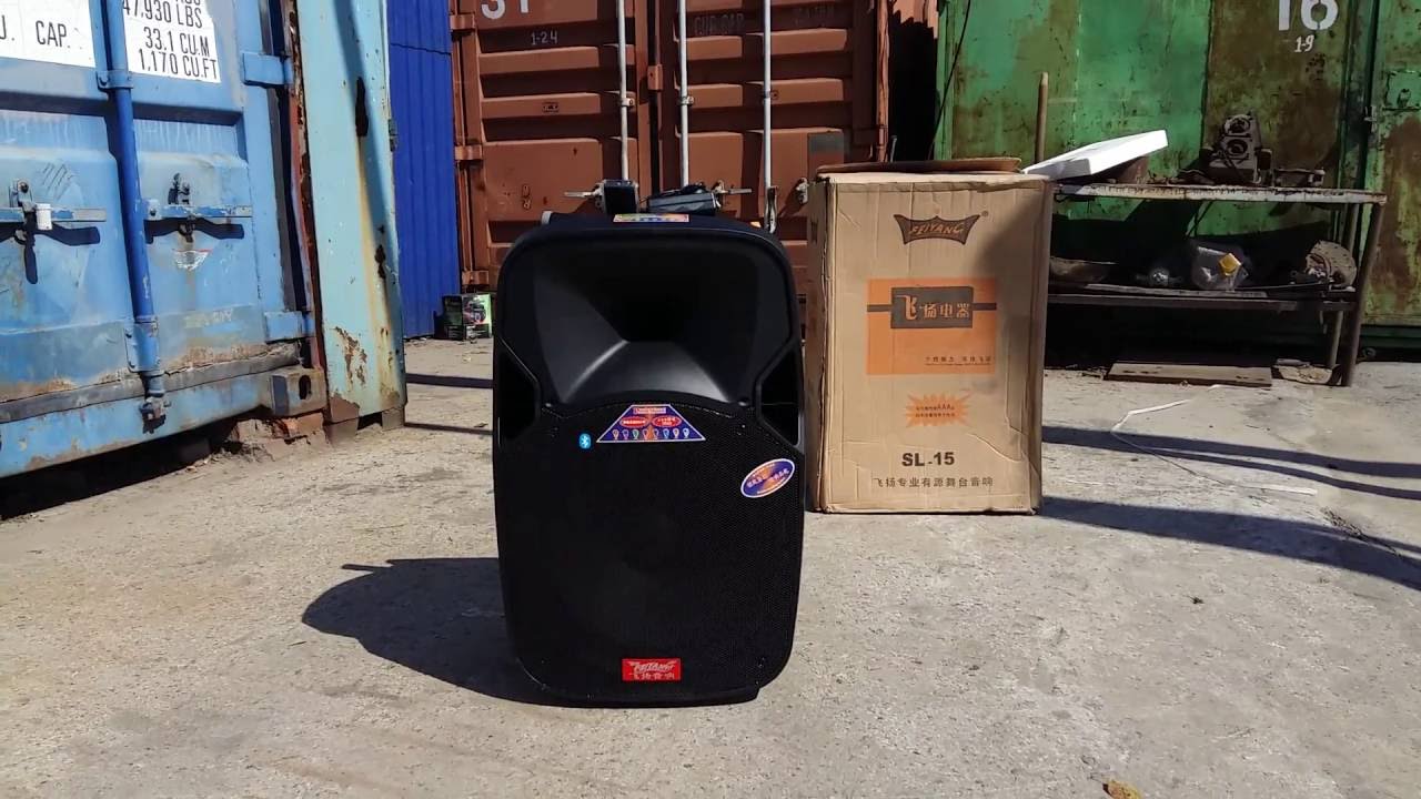 Портативная колонка SL15, BT, USB, 2MIC, FM