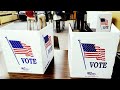 Voters at the polls for the state’s primary runoff election