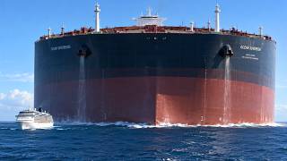 El petrolero más grande del mundo: ¿Cómo frena, gira y logra mantenerse a flote