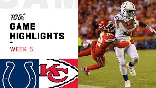 Colts vs. Chiefs Week 5 Highlights | NFL 2019