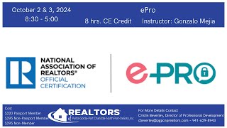 ePro Certification