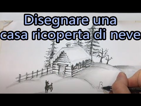 Video: Come Disegnare La Neve Con Una Matita