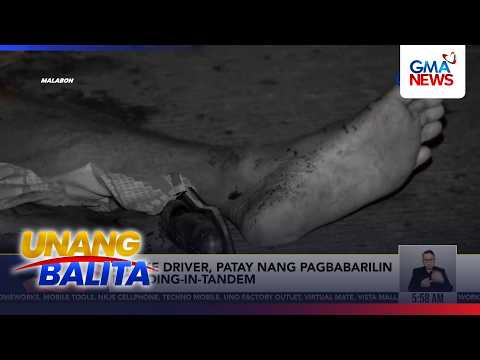 E-trike driver, patay nang pagbabarilin ng riding-in-tandem | Unang Hirit
