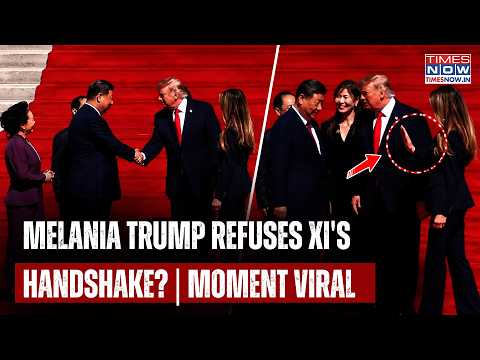Melania Trump Snubs Xi Jinping’s Handshake? 'AWKWARD' White House Moment Goes Viral | WATCH