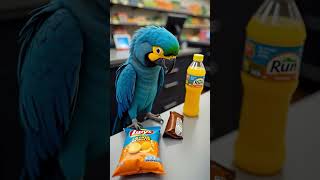 the parrot is casher []subscripe #ai #aivideo #animation#shorts #shortvideo #fun #casher#aishorts