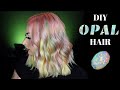 Opal Pastel Rainbow Hair | The Bubble Technique