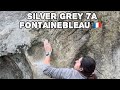 Silvergrey 7a mont simonet escalade fontainebleau bouldering